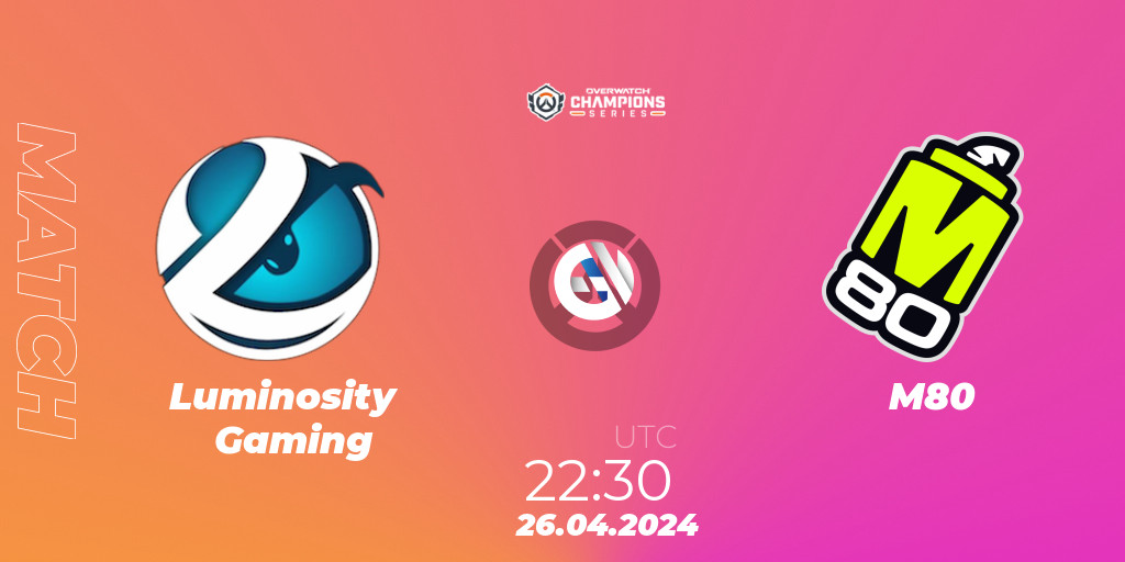 Luminosity Gaming VS M80 Overwatch Typy Bukmacherskie Transmisja I