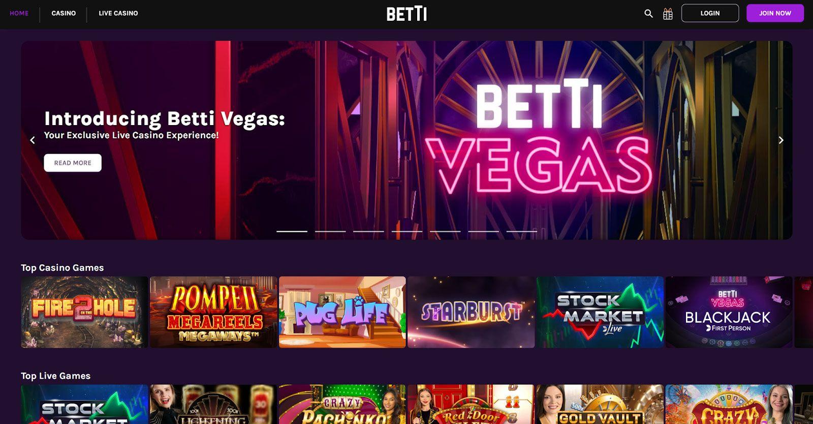 Strony z siostrami Betti - lista najlepszych kasyn z siostrami Betti