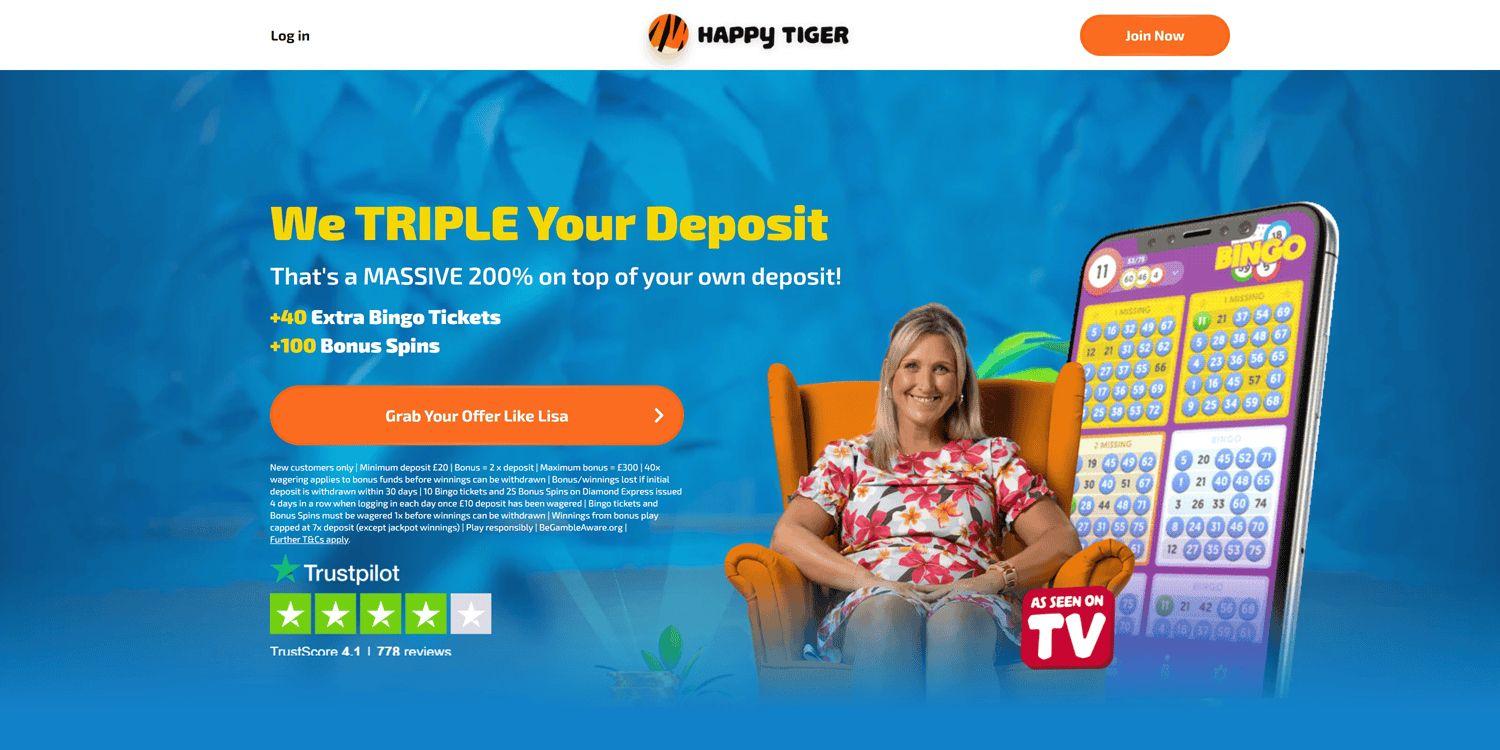 Siostrzane strony Happy Tiger - brytyjskie strony podobne do Happy Tiger