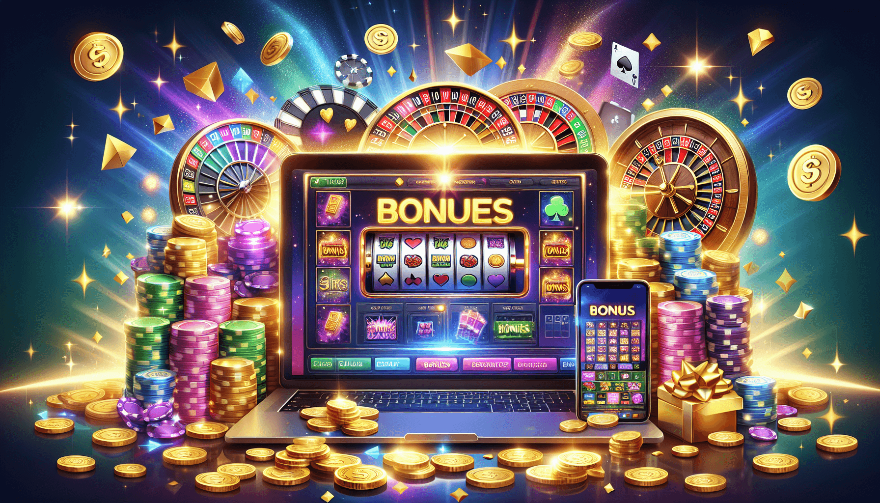 Najlepsze bonusy i oferty kasyn online
