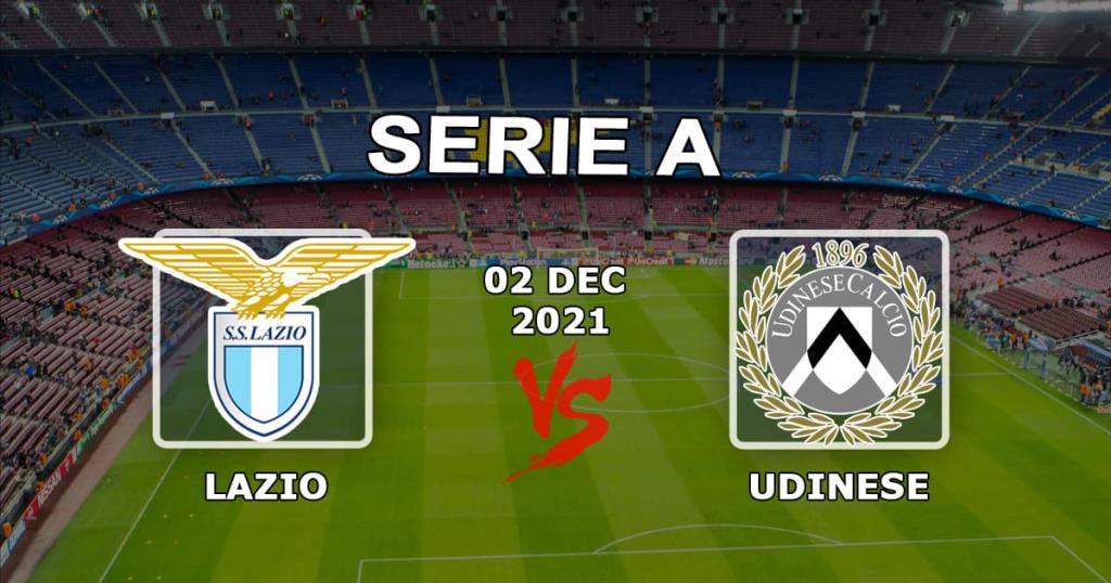 Lazio - Udinese: przewidywania i kursy bukmacherskie A - 02.12.2021
