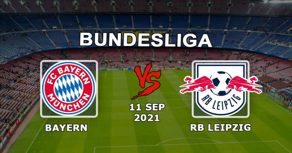 Bayern - RB Lipsk: prognoza i zakład na mecz Bundesligi - 11.09.2021