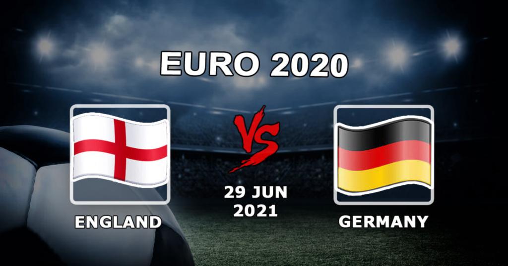 Anglia - Niemcy: Prognoza na mecz Euro 2020 - 29.06.2021