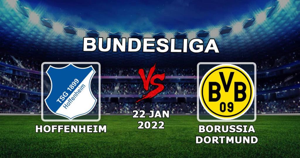 Hoffenheim - Borussia Dortmund: prognoza i zakład na mecz Bundesligi - 22.01.2022