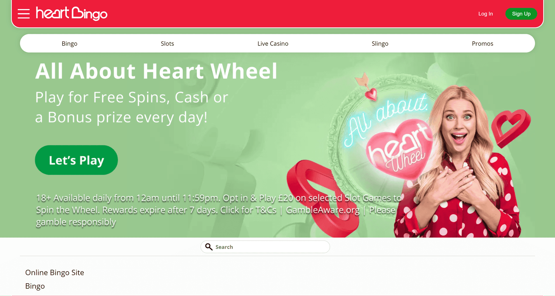 Siostrzane strony Heart Bingo - strony takie jak Heart Bingo UK