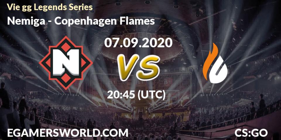 Prognoza Nemiga - Copenhagen Flames. 07.09.2020 at 20:45, Counter-Strike (CS2), Vie gg Legends Series
