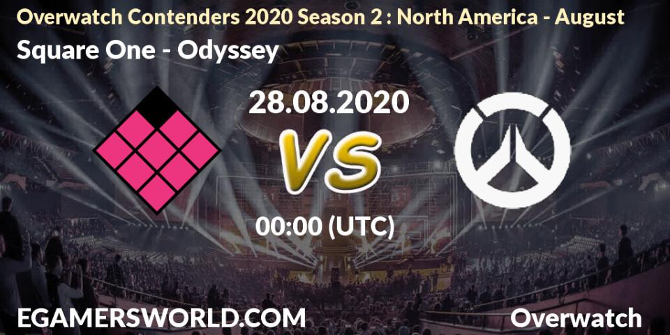 Prognoza Square One - Odyssey. 28.08.2020 at 00:00, Overwatch, Overwatch Contenders 2020 Season 2: North America - August