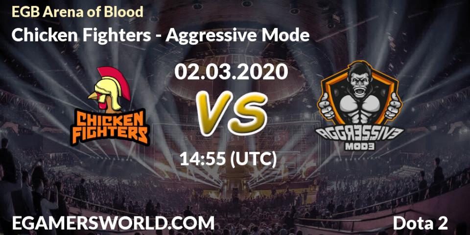 Prognoza Chicken Fighters - Aggressive Mode. 02.03.2020 at 16:46, Dota 2, Arena of Blood