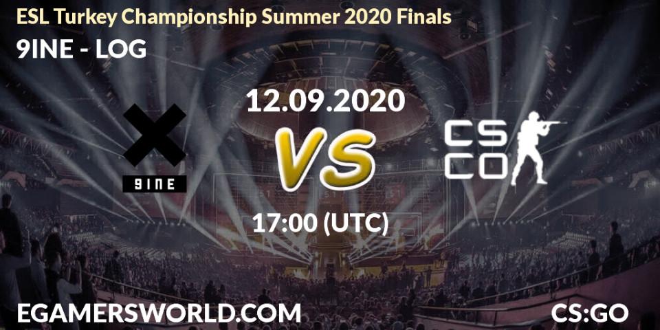 Prognoza 9INE - LOG. 12.09.2020 at 17:05, Counter-Strike (CS2), ESL Turkey Championship Summer 2020 Finals