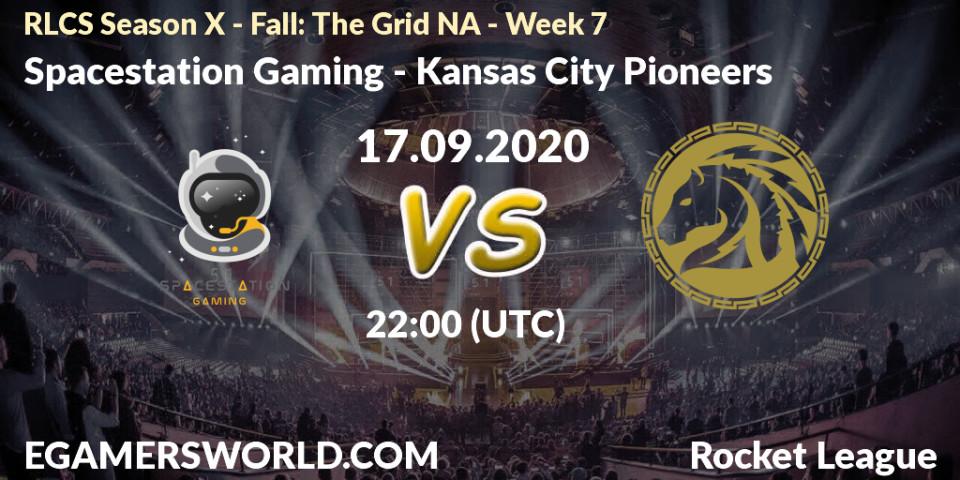 Prognoza Spacestation Gaming - Kansas City Pioneers. 17.09.2020 at 22:00, Rocket League, RLCS Season X - Fall: The Grid NA - Week 7