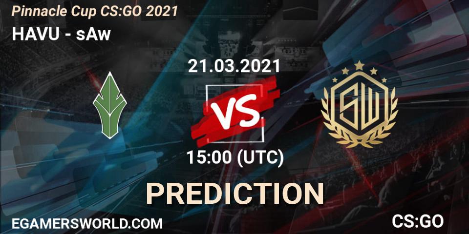 Prognoza HAVU - sAw. 21.03.2021 at 15:00, Counter-Strike (CS2), Pinnacle Cup #1
