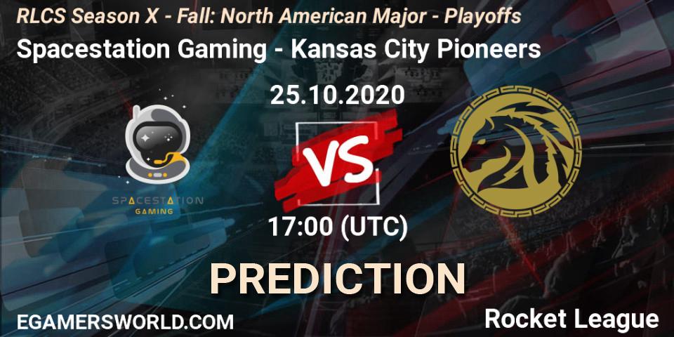 Prognoza Spacestation Gaming - Kansas City Pioneers. 25.10.2020 at 17:00, Rocket League, RLCS Season X - Fall: North American Major - Playoffs
