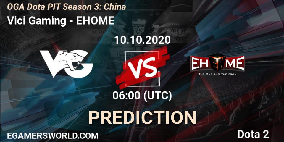 Prognoza Vici Gaming - EHOME. 10.10.2020 at 06:02, Dota 2, OGA Dota PIT Season 3: China