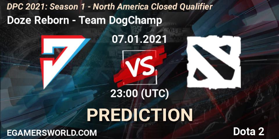 Prognoza Byzantine Raiders - Team DogChamp. 07.01.2021 at 23:00, Dota 2, DPC 2021: Season 1 - North America Closed Qualifier