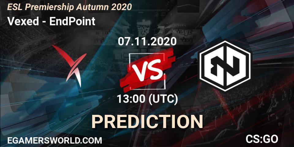 Prognoza Vexed - EndPoint. 07.11.2020 at 13:05, Counter-Strike (CS2), ESL Premiership Autumn 2020