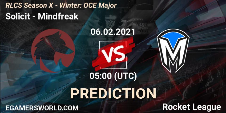 Prognoza Solicit - Mindfreak. 06.02.2021 at 04:30, Rocket League, RLCS Season X - Winter: OCE Major