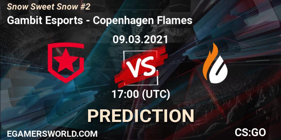 Prognoza Gambit Esports - Copenhagen Flames. 09.03.2021 at 18:10, Counter-Strike (CS2), Snow Sweet Snow #2
