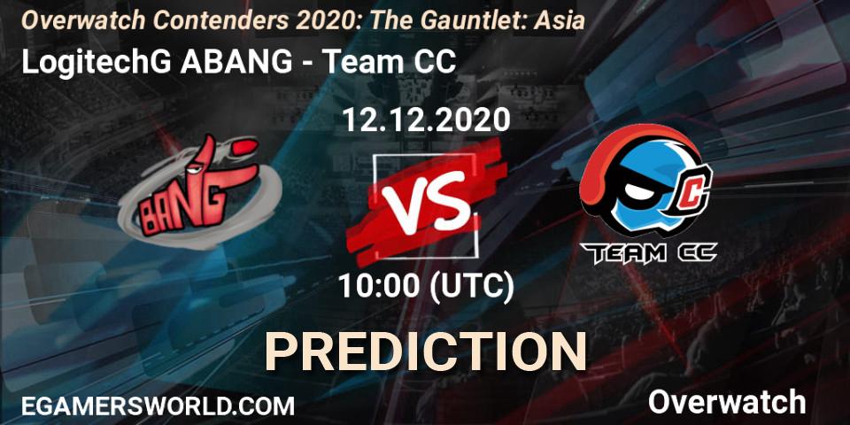 Prognoza LogitechG ABANG - Team CC. 12.12.20, Overwatch, Overwatch Contenders 2020: The Gauntlet: Asia