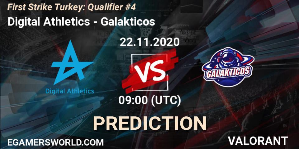 Prognoza Digital Athletics - Galakticos. 22.11.20, VALORANT, First Strike Turkey: Qualifier #4