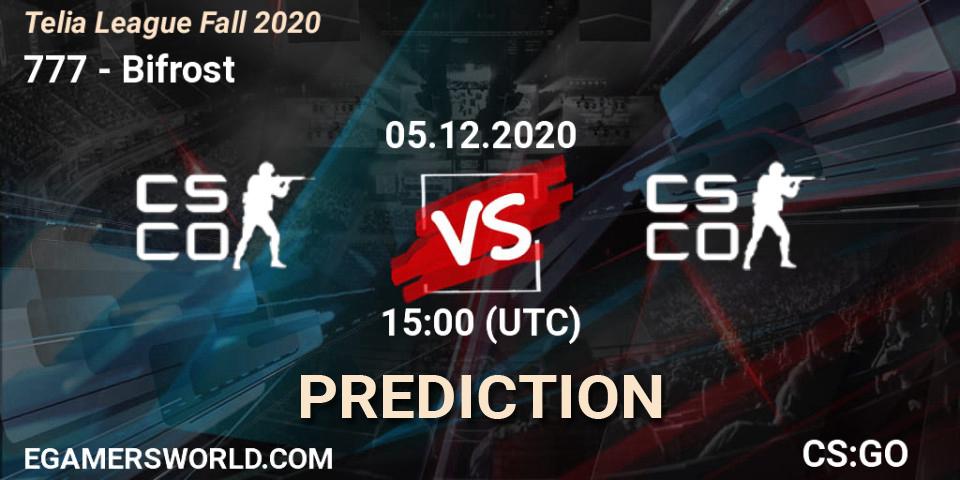 Prognoza 777 - Bifrost. 05.12.2020 at 14:10, Counter-Strike (CS2), Telia League Fall 2020