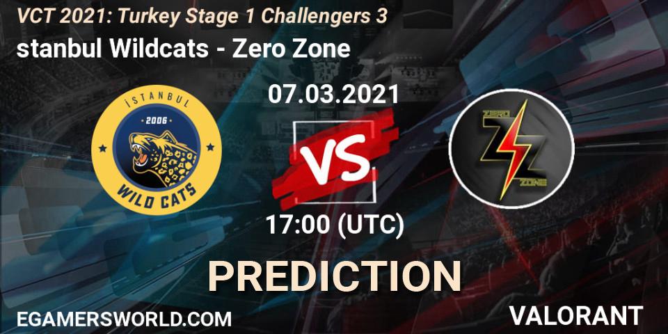 Prognoza İstanbul Wildcats - Zero Zone. 07.03.2021 at 18:00, VALORANT, VCT 2021: Turkey Stage 1 Challengers 3