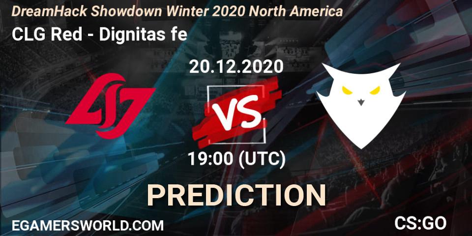 Prognoza CLG Red - Dignitas fe. 20.12.20, CS2 (CS:GO), DreamHack Showdown Winter 2020 North America