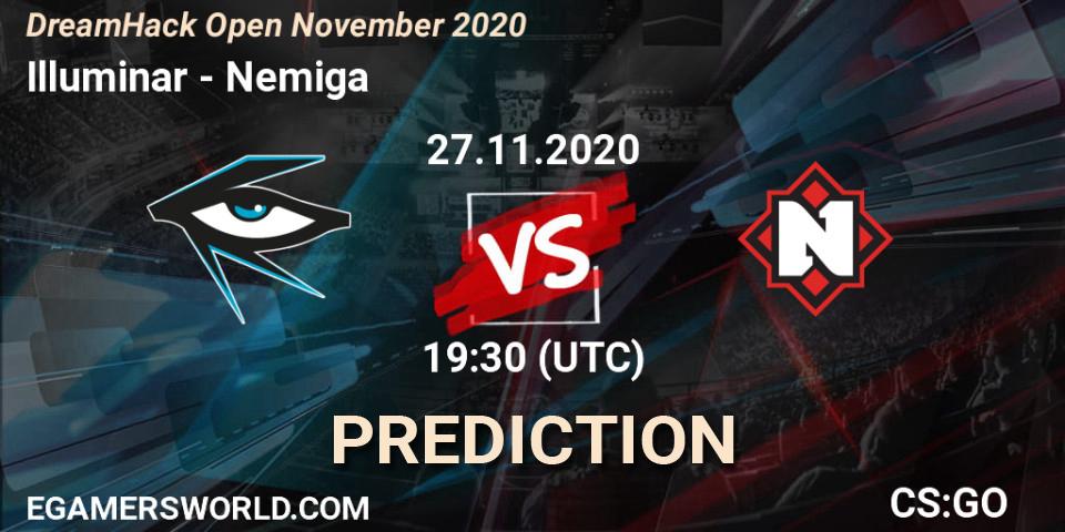 Prognoza Illuminar - Nemiga. 27.11.2020 at 19:10, Counter-Strike (CS2), DreamHack Open November 2020