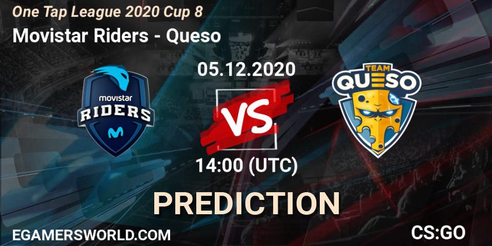 Prognoza Movistar Riders - Queso. 05.12.2020 at 14:00, Counter-Strike (CS2), One Tap League 2020 Cup 8