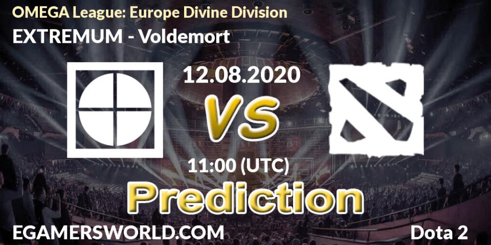Prognoza EXTREMUM - Voldemort. 12.08.2020 at 11:01, Dota 2, OMEGA League: Europe Divine Division
