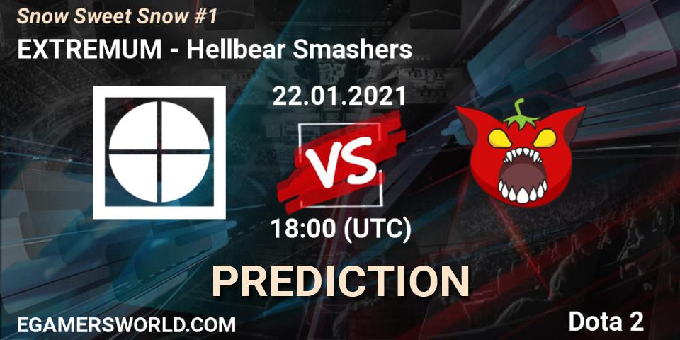 Prognoza EXTREMUM - Hellbear Smashers. 22.01.2021 at 18:01, Dota 2, Snow Sweet Snow #1