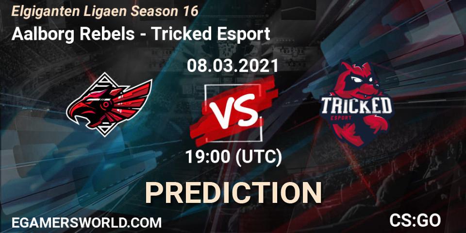 Prognoza Aalborg Rebels - Tricked Esport. 08.03.2021 at 19:00, Counter-Strike (CS2), Elgiganten Ligaen Season 16