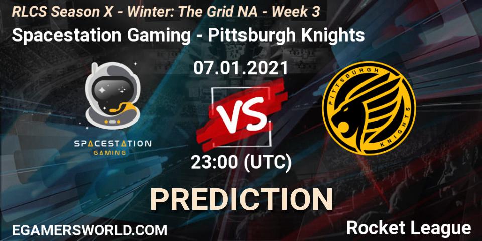 Prognoza Spacestation Gaming - Pittsburgh Knights. 14.01.2021 at 23:00, Rocket League, RLCS Season X - Winter: The Grid NA - Week 3