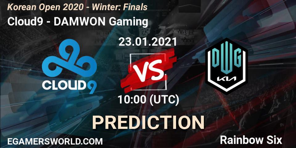 Prognoza Cloud9 - DAMWON Gaming. 23.01.2021 at 10:00, Rainbow Six, Korean Open 2020 - Winter: Finals