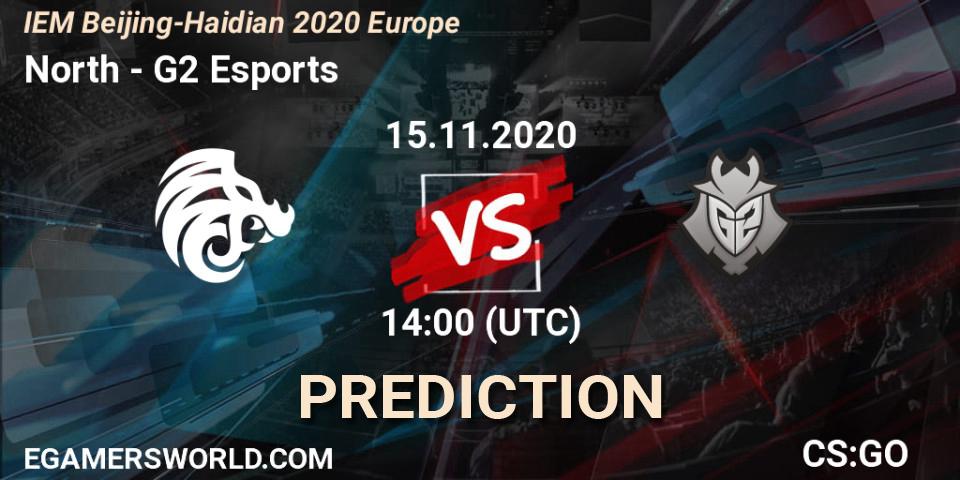 Prognoza North - G2 Esports. 15.11.20, CS2 (CS:GO), IEM Beijing-Haidian 2020 Europe