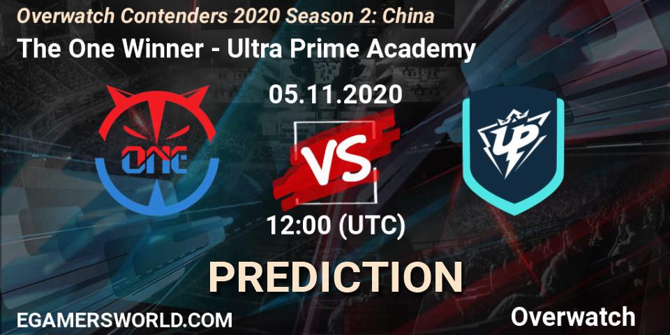 Prognoza The One Winner - Ultra Prime Academy. 05.11.20, Overwatch, Overwatch Contenders 2020 Season 2: China