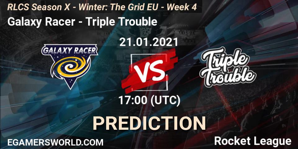 Prognoza Galaxy Racer - Triple Trouble. 21.01.21, Rocket League, RLCS Season X - Winter: The Grid EU - Week 4
