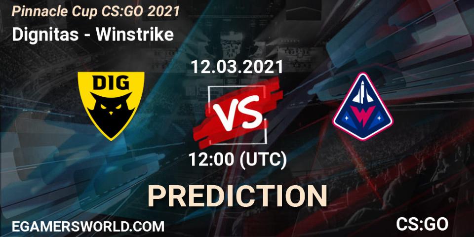 Prognoza Dignitas - Winstrike. 12.03.2021 at 12:45, Counter-Strike (CS2), Pinnacle Cup #1