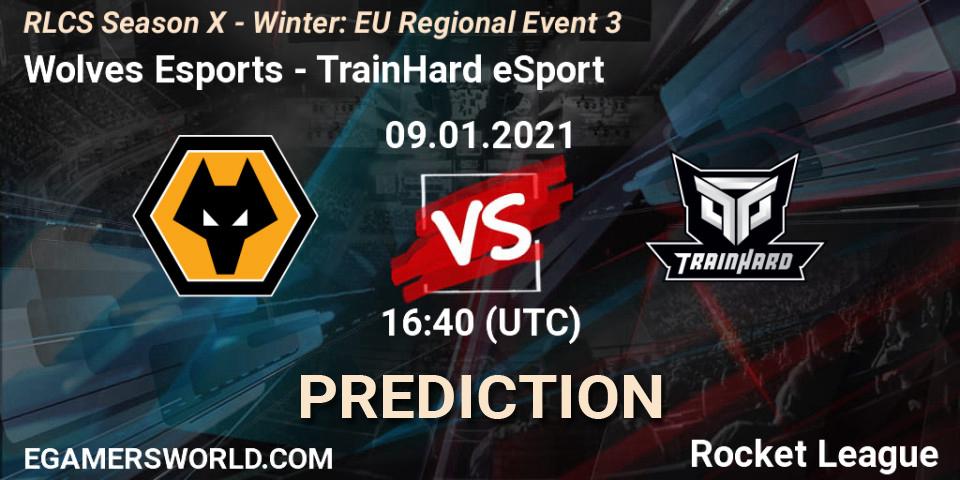 Prognoza Wolves Esports - TrainHard eSport. 09.01.2021 at 16:40, Rocket League, RLCS Season X - Winter: EU Regional Event 3