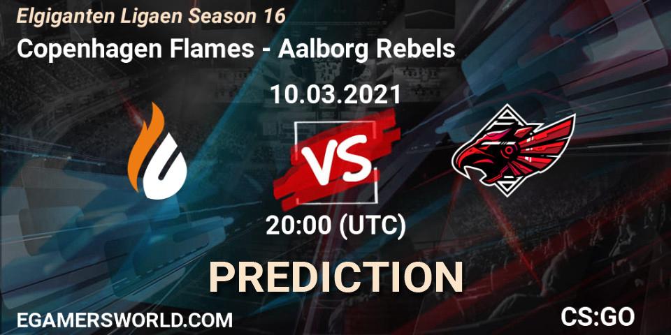 Prognoza Copenhagen Flames - Aalborg Rebels. 10.03.2021 at 20:00, Counter-Strike (CS2), Elgiganten Ligaen Season 16