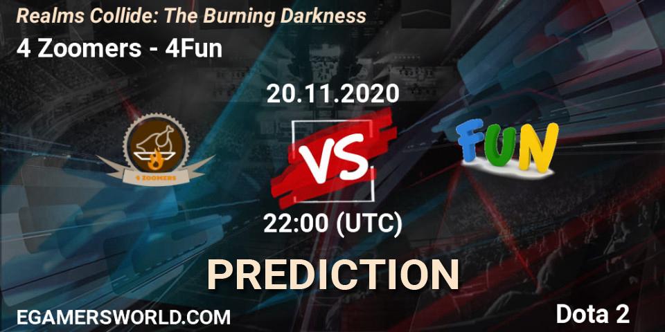 Prognoza 4 Zoomers - 4Fun. 20.11.2020 at 22:35, Dota 2, Realms Collide: The Burning Darkness