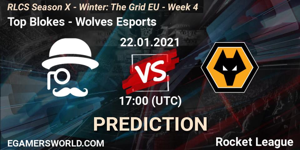 Prognoza Top Blokes - Wolves Esports. 22.01.2021 at 17:00, Rocket League, RLCS Season X - Winter: The Grid EU - Week 4