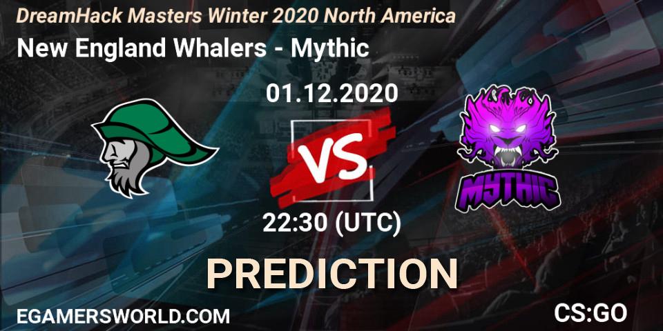 Prognoza New England Whalers - Mythic. 01.12.20, CS2 (CS:GO), DreamHack Masters Winter 2020 North America