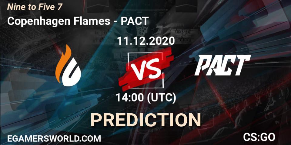 Prognoza Copenhagen Flames - PACT. 11.12.2020 at 14:00, Counter-Strike (CS2), Nine to Five 7