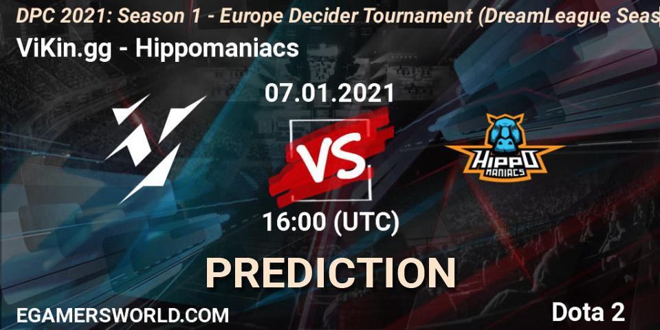 Prognoza ViKin.gg - Hippomaniacs. 07.01.2021 at 16:01, Dota 2, DPC 2021: Season 1 - Europe Decider Tournament (DreamLeague Season 14)