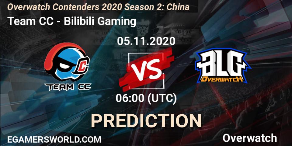 Prognoza Team CC - Bilibili Gaming. 05.11.20, Overwatch, Overwatch Contenders 2020 Season 2: China