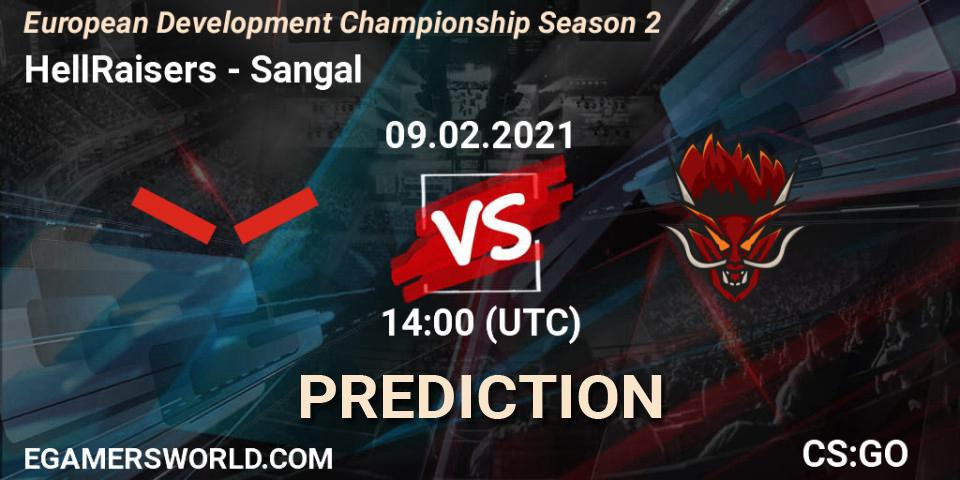 Prognoza HellRaisers - Sangal. 09.02.2021 at 14:10, Counter-Strike (CS2), European Development Championship Season 2
