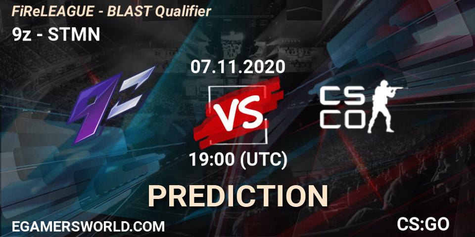 Prognoza 9z - STMN. 07.11.2020 at 19:00, Counter-Strike (CS2), FiReLEAGUE - BLAST Qualifier