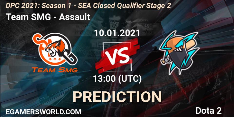 Prognoza Team SMG - Assault. 10.01.21, Dota 2, DPC 2021: Season 1 - SEA Closed Qualifier Stage 2
