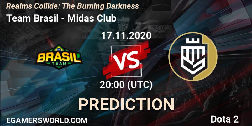 Prognoza Team Brasil - Midas Club. 17.11.20, Dota 2, Realms Collide: The Burning Darkness