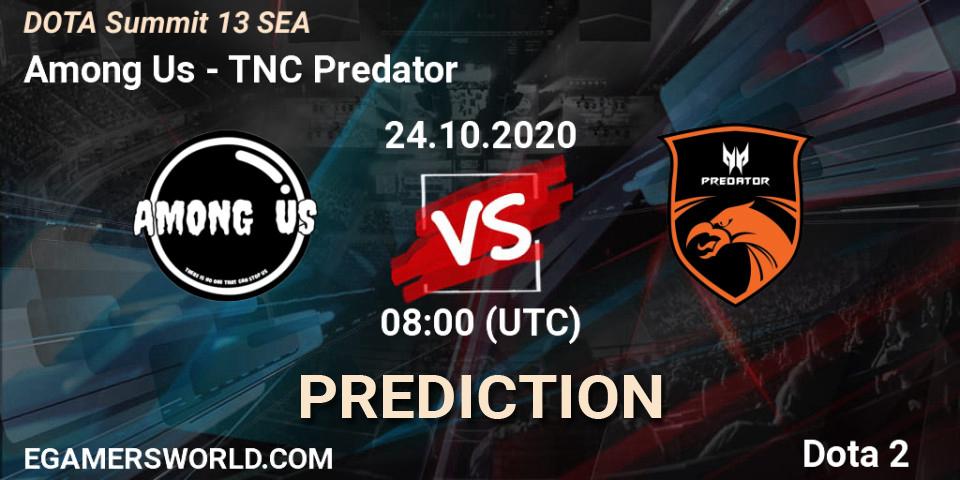 Prognoza Among Us - TNC Predator. 24.10.2020 at 04:00, Dota 2, DOTA Summit 13: SEA